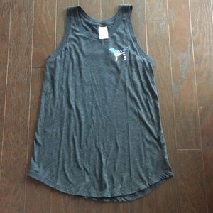 Pink Victoria Secret sequin sleeveless top Small